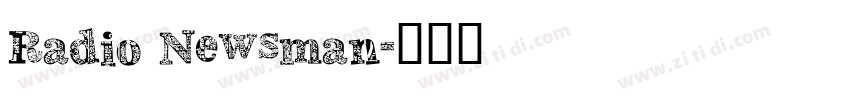 Radio Newsman字体转换